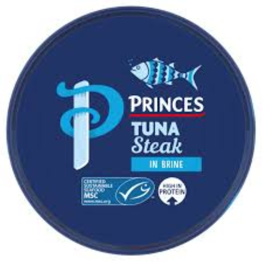 PRINCES TUNA STEAKS IN BRINE 185G